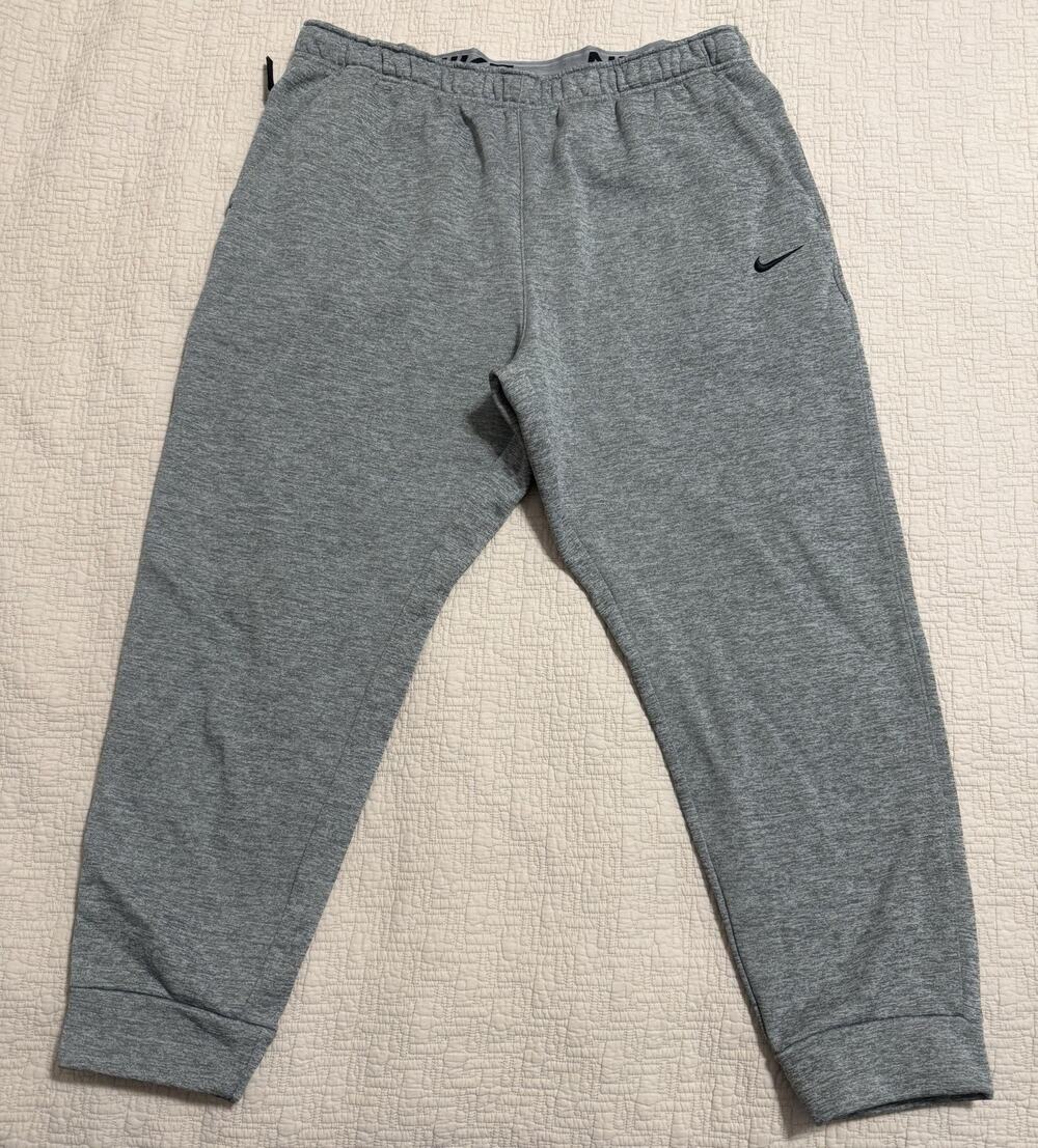 Nike Therma Fit Tapered Leg Joggers Pants Gray Sweatpants DQ5405-063 Men's 3XL